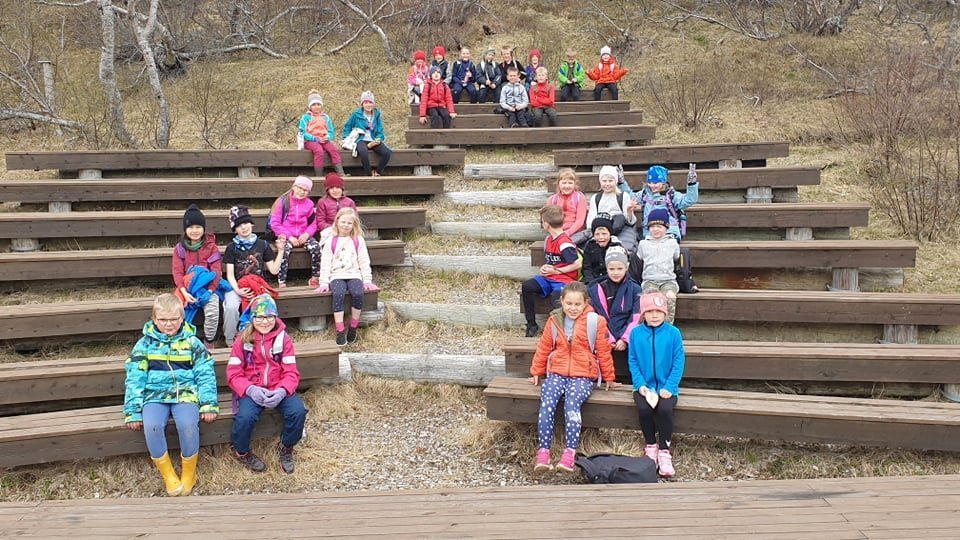 Nemendur yngsta stigs í vorferð