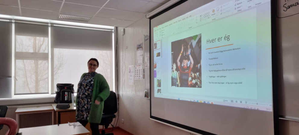 Að gefast ekki upp þó á móti blási