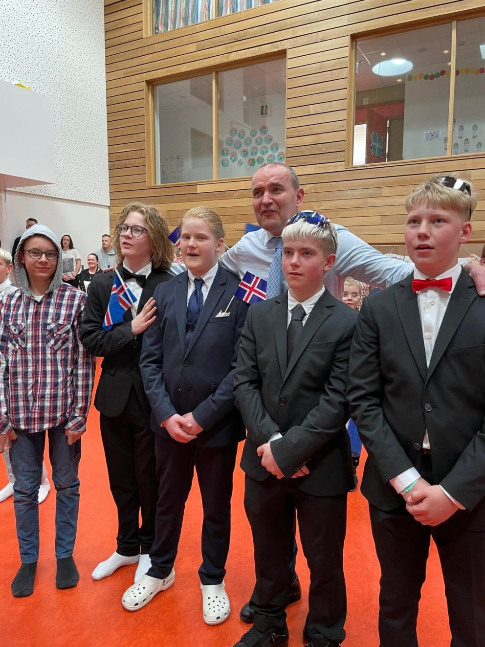 Forsetinn í heimsókn í Grunnskóla Fáskrúðsfjarðar