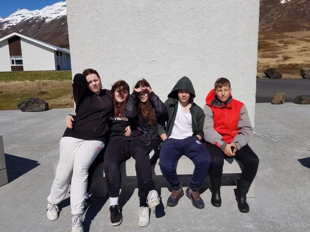 Nemendur 8. bekkjar (það vantar tvo)