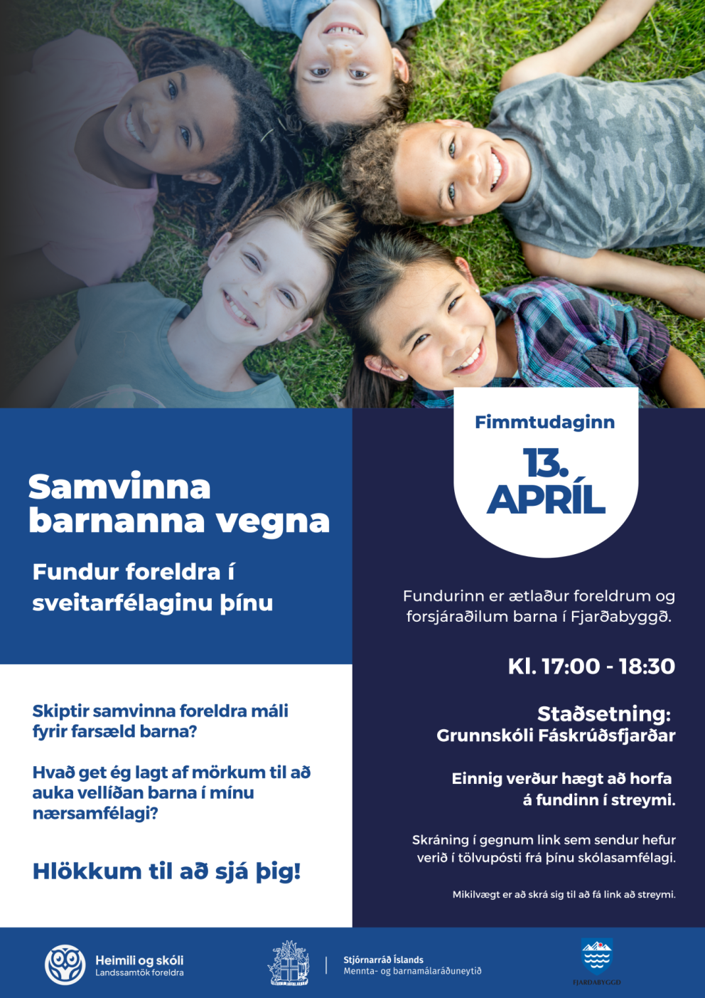 Fjölmennum á fund Heimils og skóla