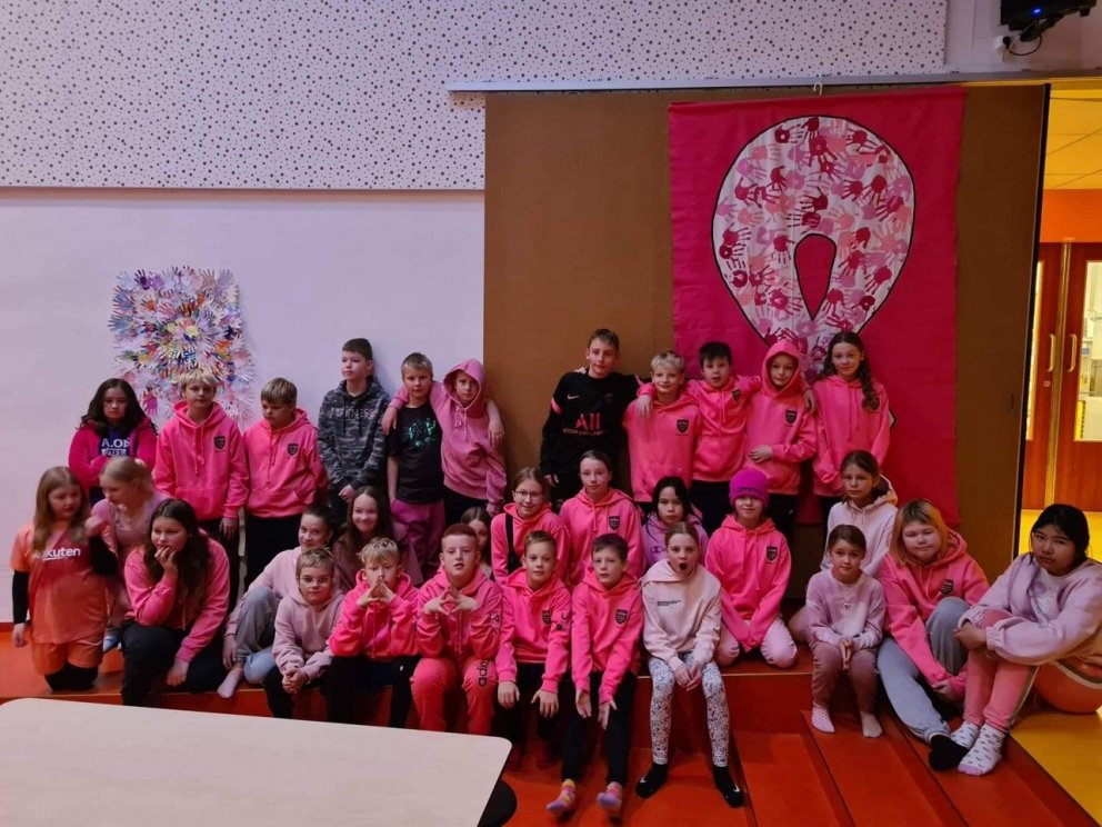 Bleikur október í GF