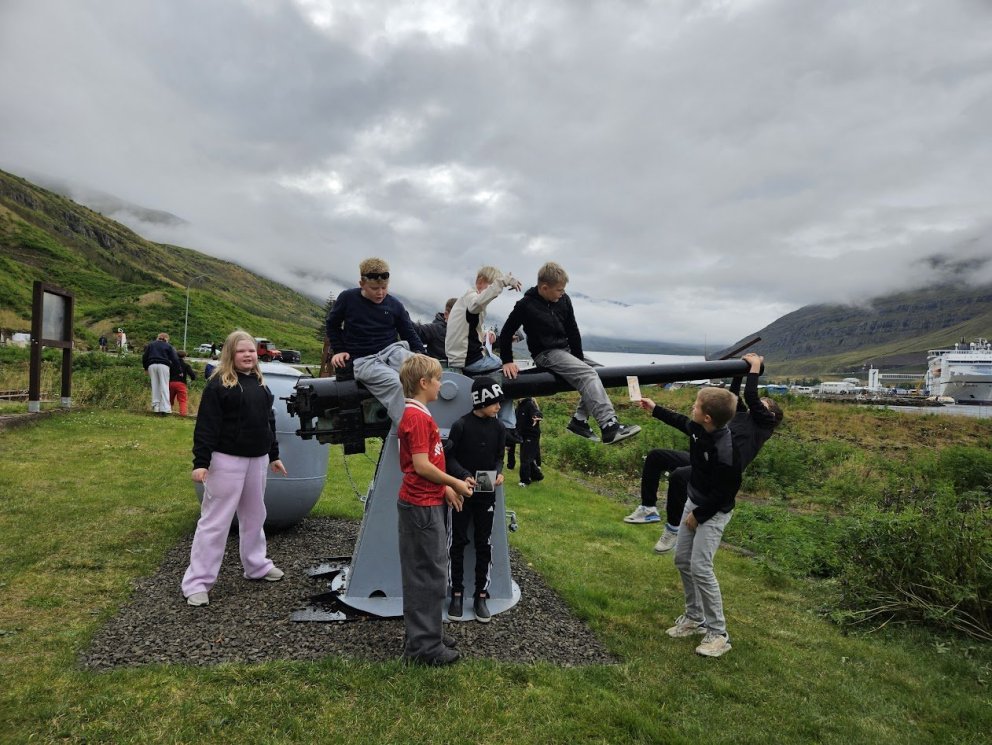 Nemendur í 5. og 6.bekk GF í heimsókn í Skaftfell listamiðstöð