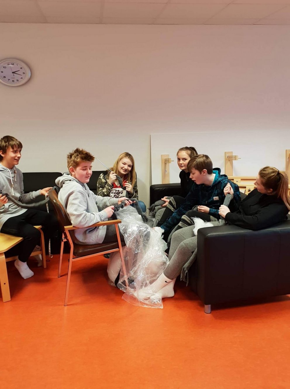 Undirbúningur fyrir árshátíð GF