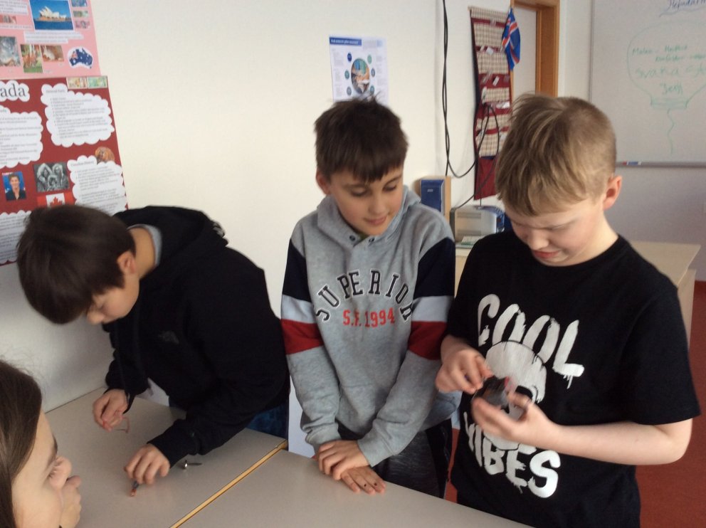 Áhugasamir nemendur