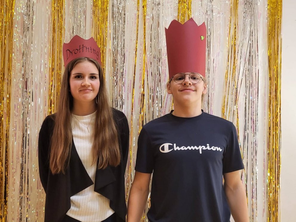 Elín Birna og Ísar Atli úr 10. bekk