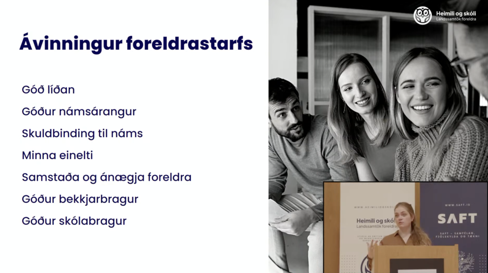 Upptaka frá fundi Heimilis og skóla