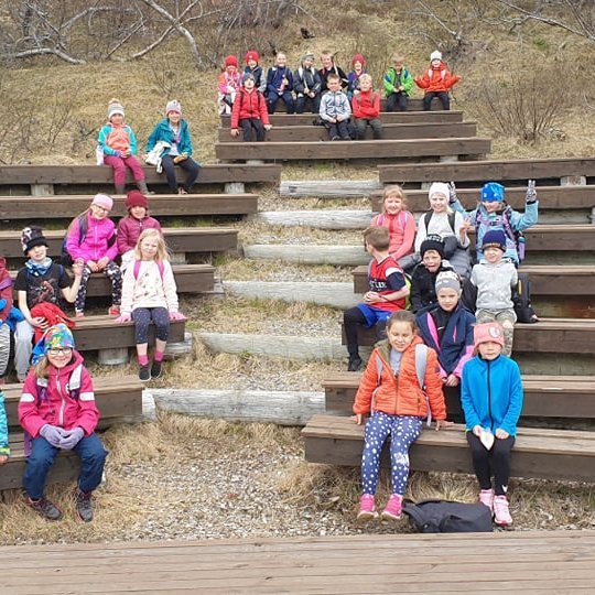 Nemendur yngsta stigs í vorferð