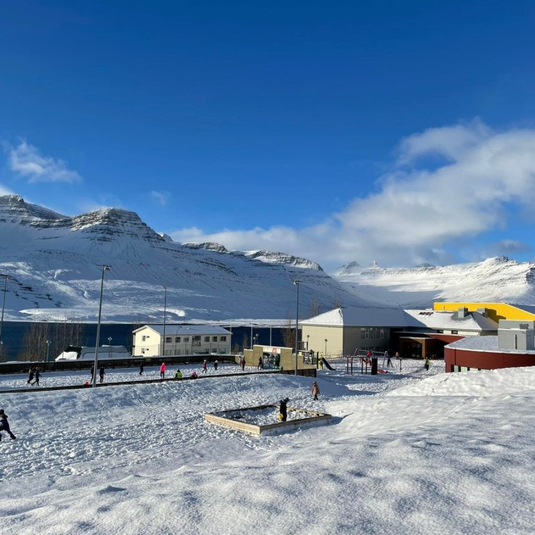 Veðrið lék við okkur í dag