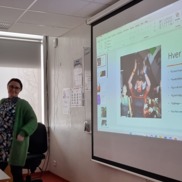 Að gefast ekki upp þó á móti blási