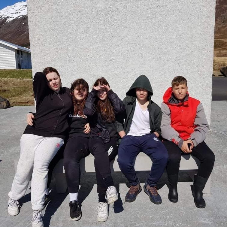 Nemendur 8. bekkjar (það vantar tvo)