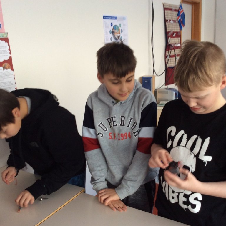 Áhugasamir nemendur