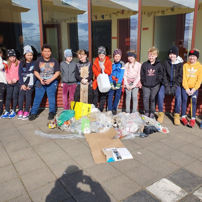 Hreinsunargengið í 4. bekk