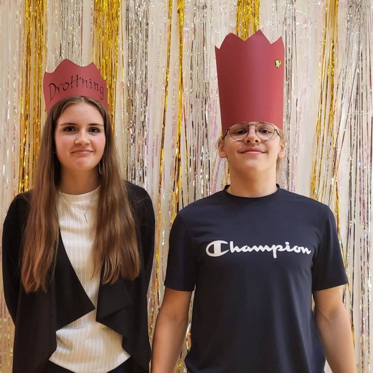 Elín Birna og Ísar Atli úr 10. bekk