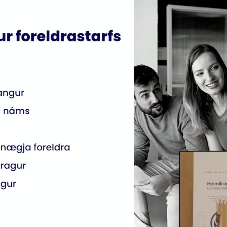 Upptaka frá fundi Heimilis og skóla